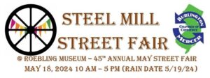 Steel Mill Street Fair (formerly Bordentown Street Fair) our 45th in Roebling NJ