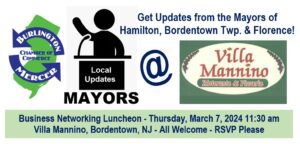 business networking luncheon with local mayors as guest speakers