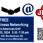 Free Evening Business Networking at Jimmy's American Grill in Bordentown NJ